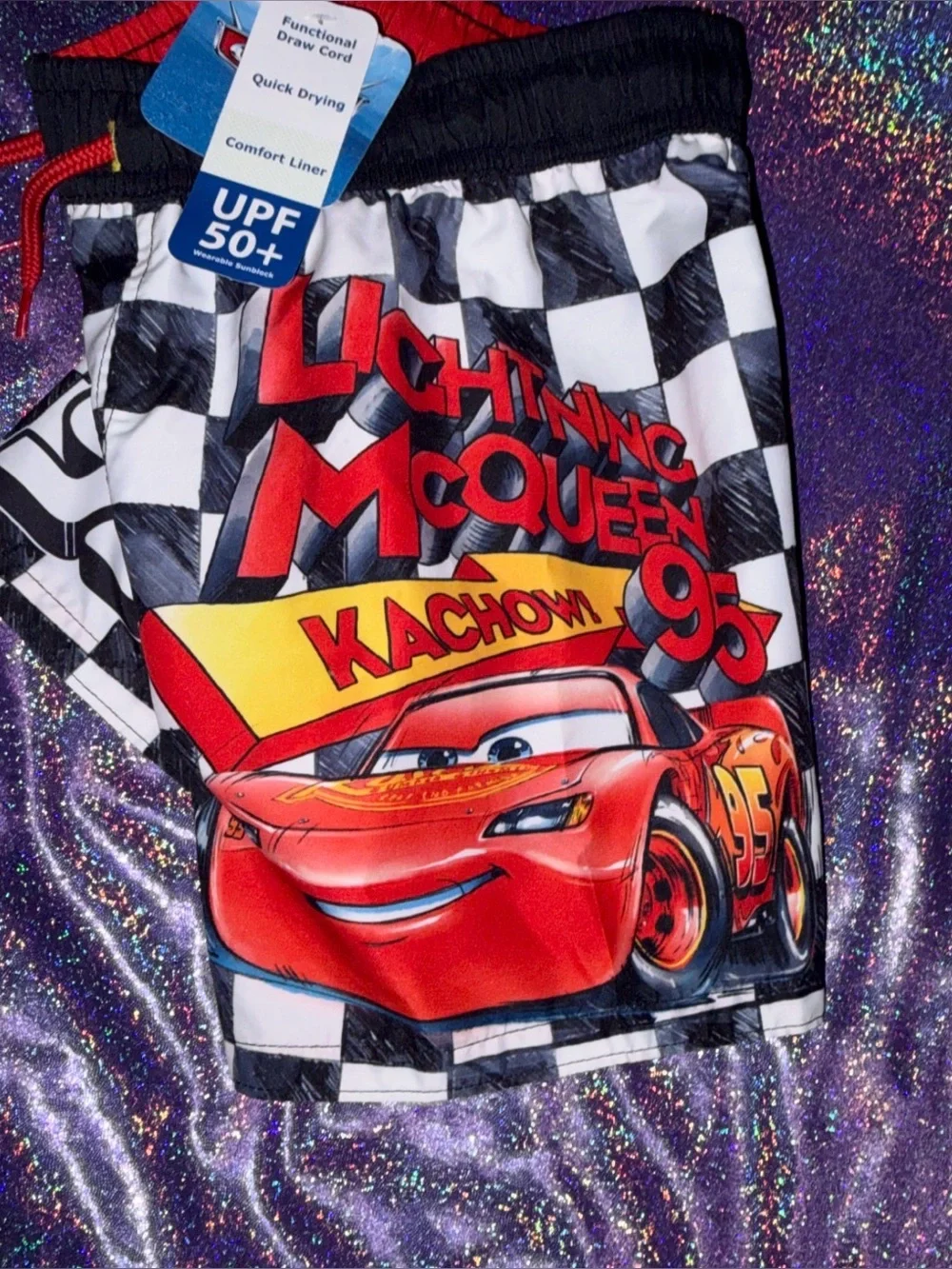 Lightning McQueen Swim Trunks